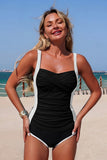 Twist-Front High-Waist Tankini Set - Swimwear from Cindelily