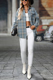 Retro Plaid Button Down Flannel Shirt - Blouses & Shirts from Cindelily