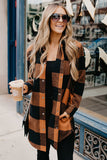 Plaid Button Up Flannel Shacket - Blouses & Shirts from Cindelily