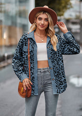 Leopard Print Button Up Casual Shirt