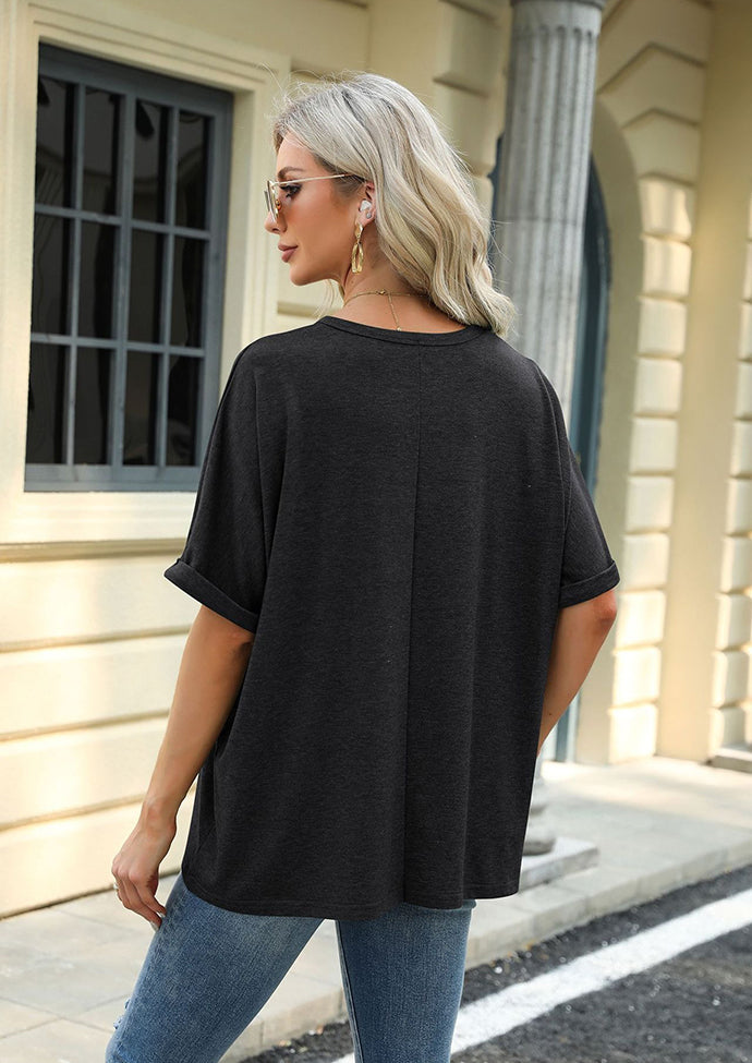 Oversize Crew Neck Short Sleeve T-shirt
