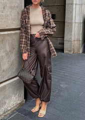 Retro Plaid Button Up Casual Shirt
