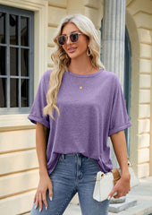 Oversize Crew Neck Short Sleeve T-shirt