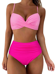 Vintage High Waisted Bikini Sets