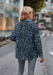 Leopard Print Button Up Casual Shirt