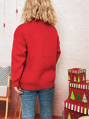 Christmas Tree Jacquard Knitted Sweater