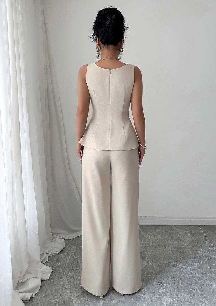 Color Block Fit & Flare Top and Pant Sets