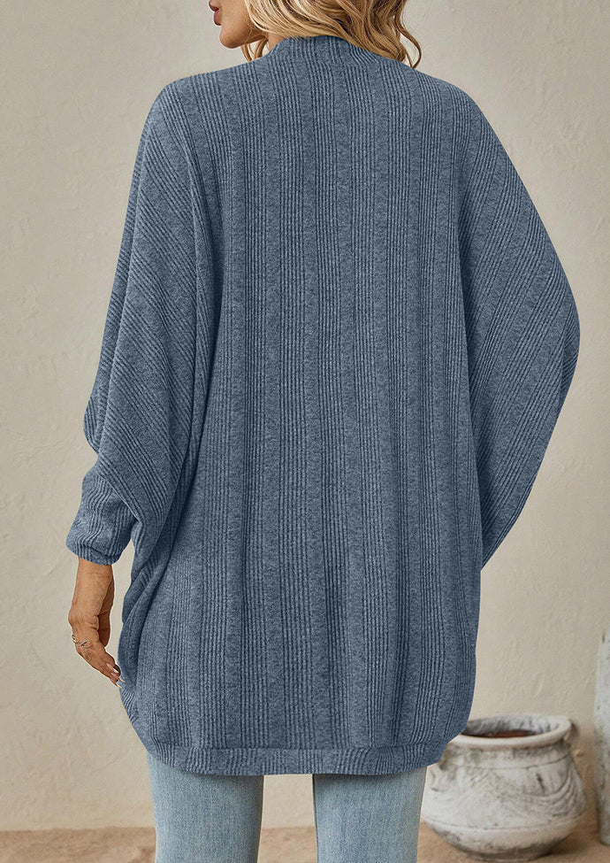 Bat Sleeve Knitted Casual Cardigan