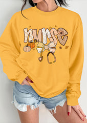 Nurse Bow Pumpkin Graphic Sweatshirt