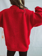 Santa Claus Chritsmas Hat Decor Knit Sweater