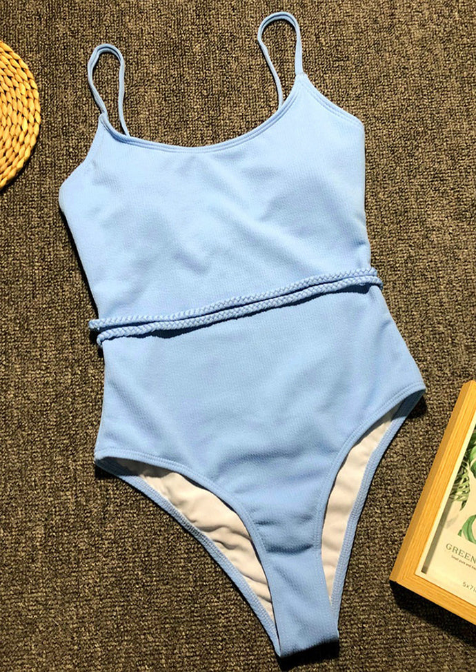 Vintage Tie Detail One Piece Swimsuit