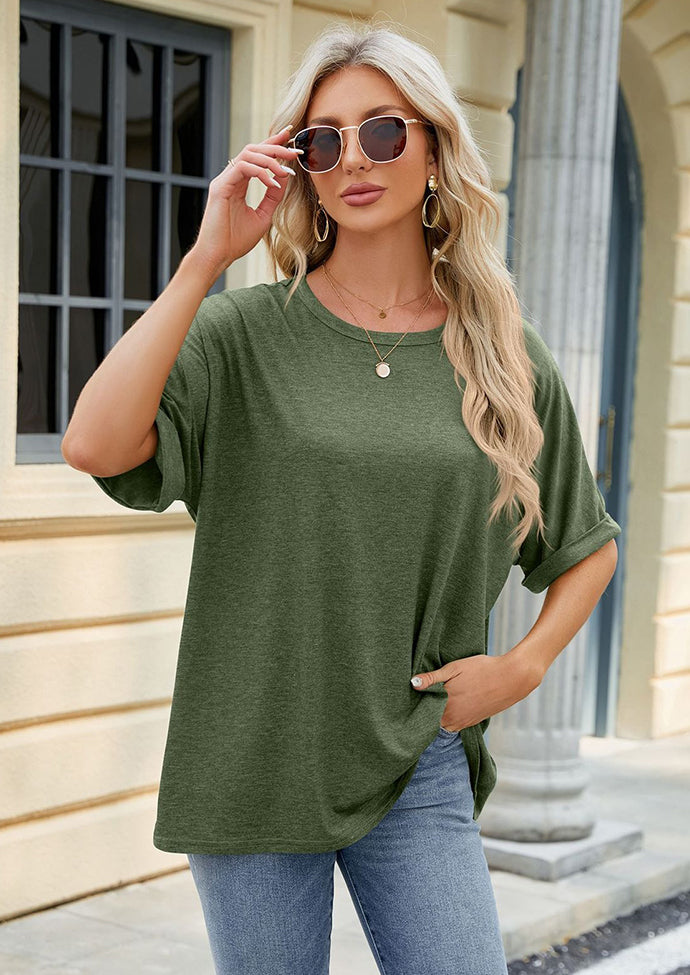 Oversize Crew Neck Short Sleeve T-shirt