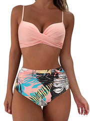 Vintage High Waisted Bikini Sets