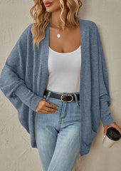 Bat Sleeve Knitted Casual Cardigan