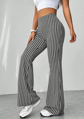 High Waist Slim Fit Flared Pants