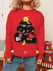 Christmas Tree Jacquard Knitted Sweater