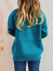 Christmas Tree Jacquard Knit Sweater