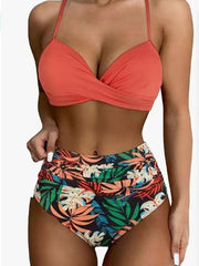 Vintage High Waisted Bikini Sets