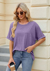 Oversize Crew Neck Short Sleeve T-shirt