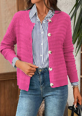 Button Down Knitted Casual Cardigan
