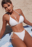 Ribbed Triangle 2-Piece Bikini Set